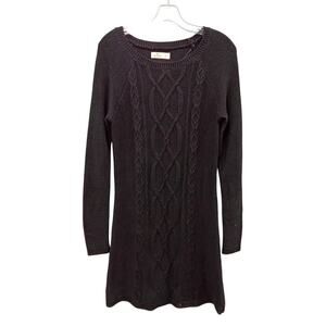 NWT Hollister Knit Sweater Dress Black -‎ S